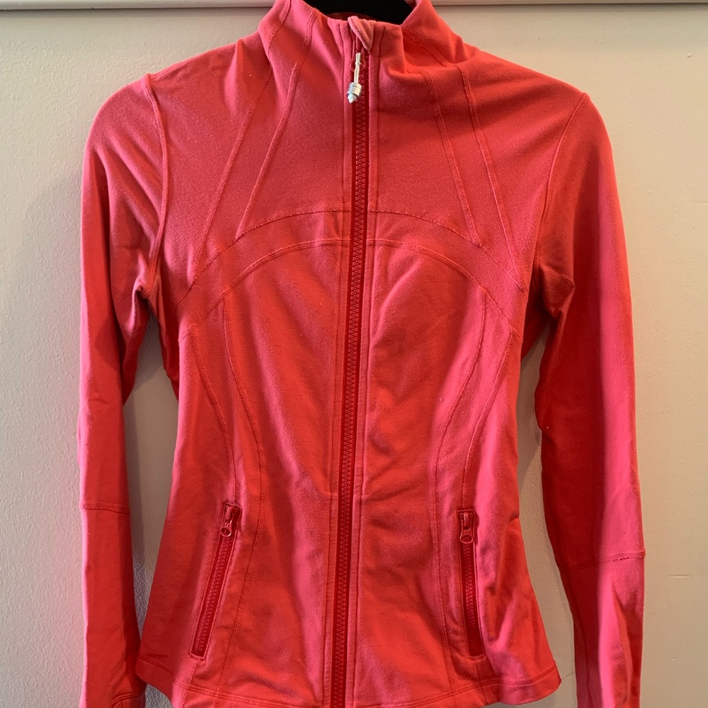 Lululemon pink zip up - size small